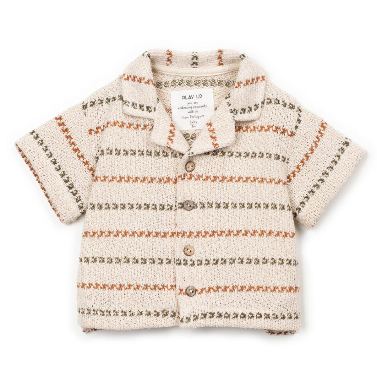 Play Up - knit shirt with striped pattern baby