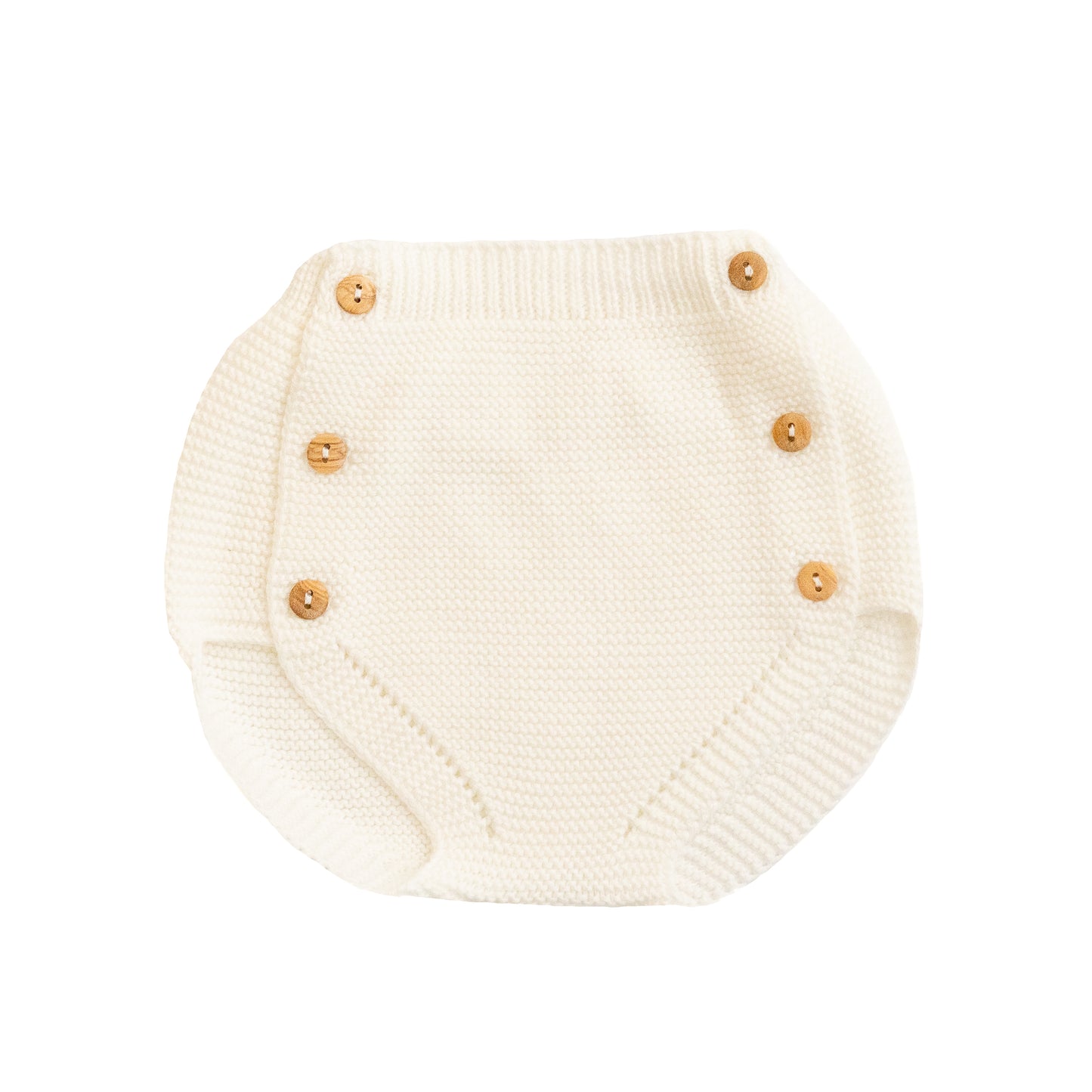 Gebreide baby bloomer ~ parel