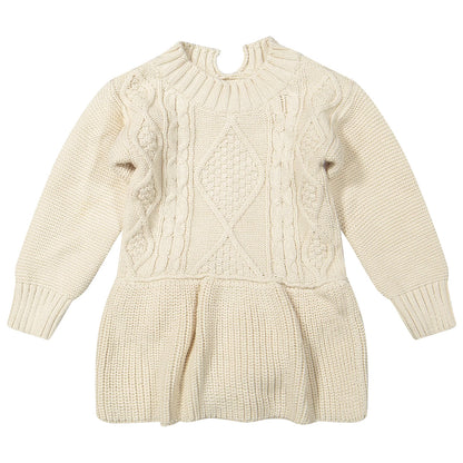 Two You Label - knitted baby dress Kate - beach