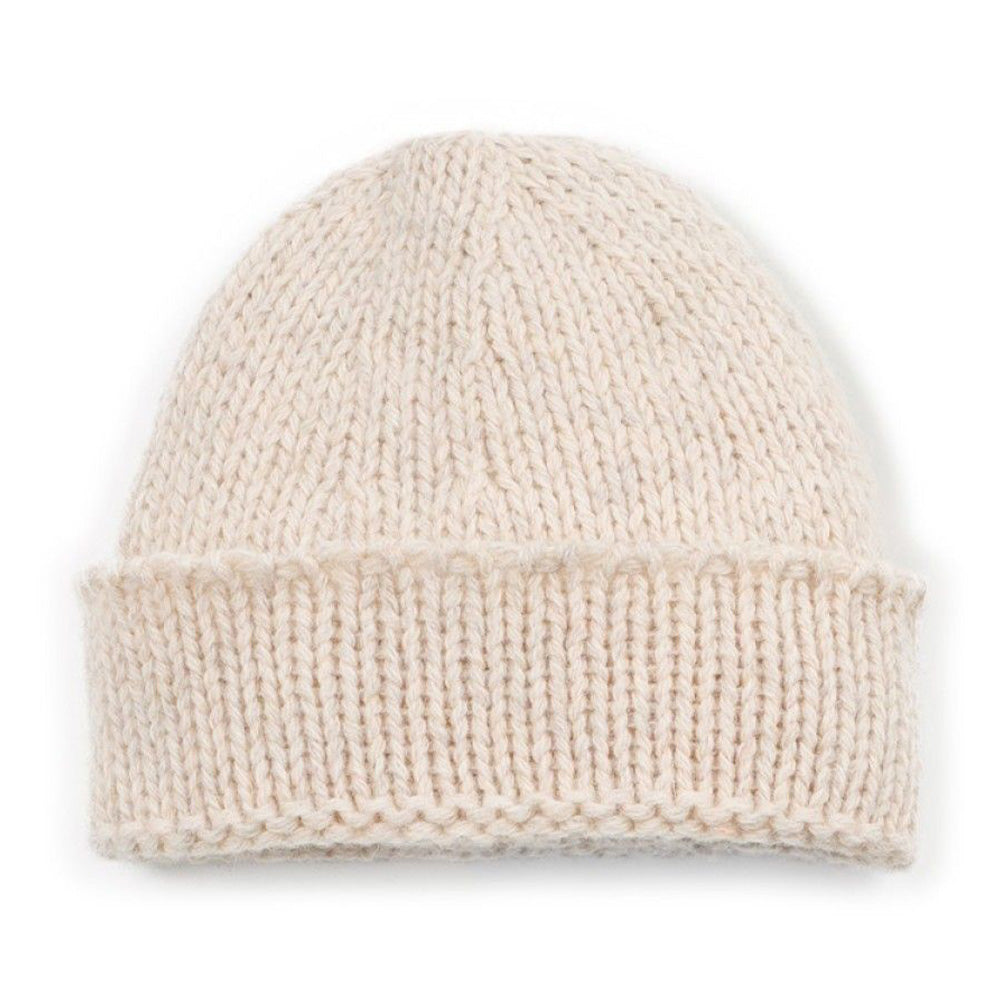 Play Up - knitted beanie - skein beige
