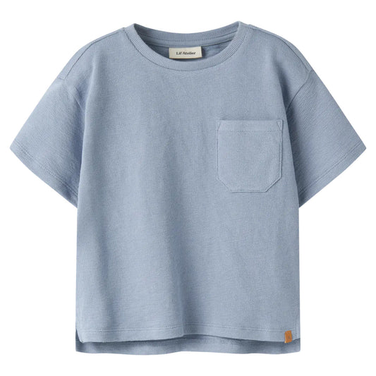 Lil'Atelier - shortsleeve Dias - dusty blue