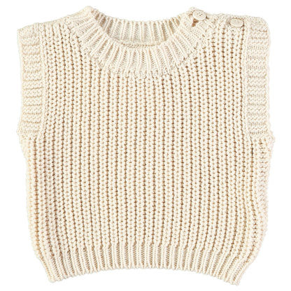 Pequeno Tocon - knitted spencer - cream