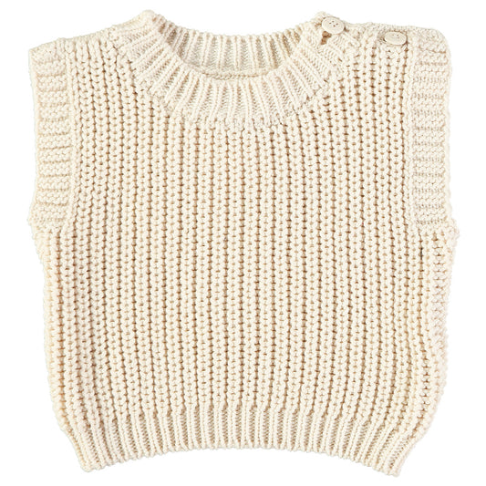 Pequeno Tocon - knitted spencer - cream