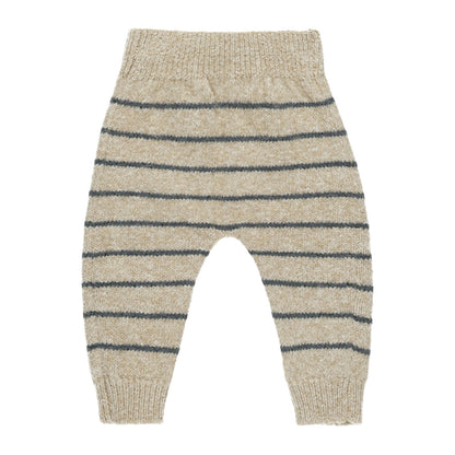 Knitted pants ~ indigo stripe