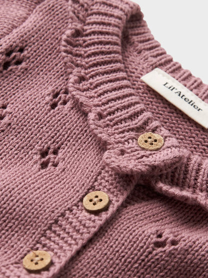 Lil'Atelier - knit dress Lia baby - nostalgia rose