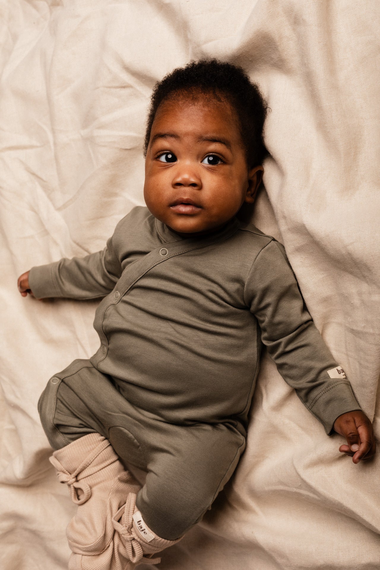 Baje Studio - jumpsuit Laax - green moss