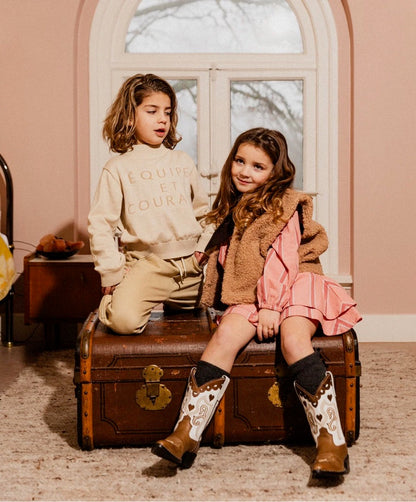 Labo - teddy gilet Loewe - beige