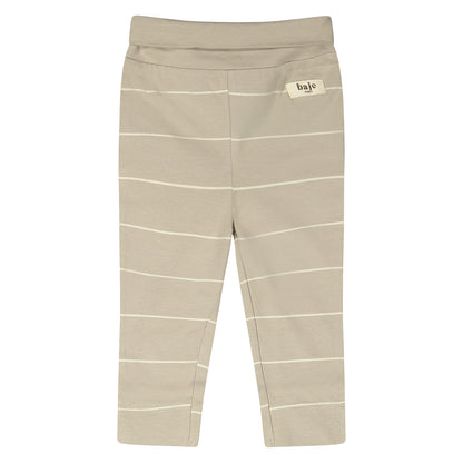 Striped legging Laje - taupe clay