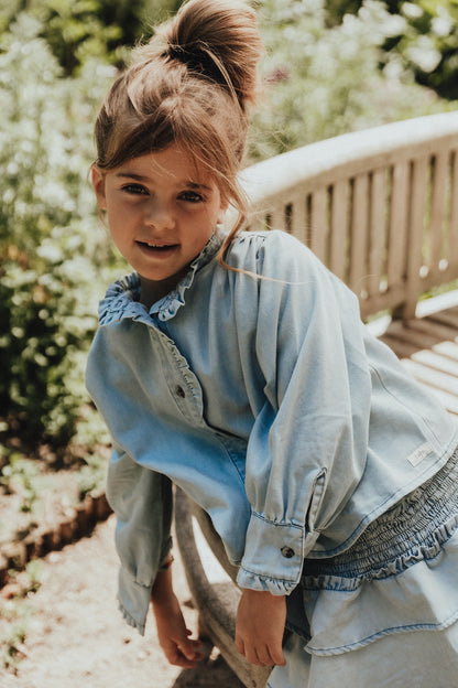 Baje Studio - denim blouse Lala - blue light