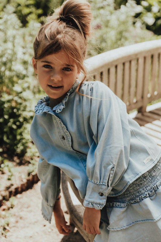 Baje Studio - denim blouse Lala - blue light