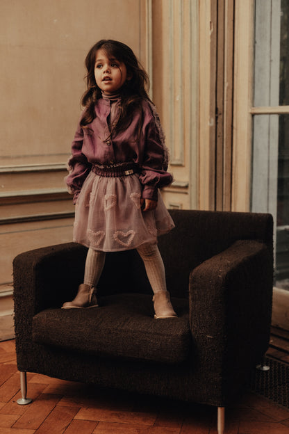 Baje Studio - tule heart skirt Fey - purple plum