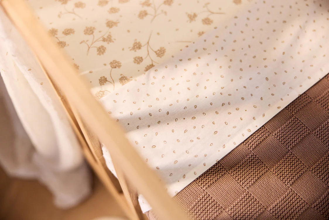 Jollein Hoeslaken Jersey 60x120cm Bloomy Jollein Hoeslaken Jersey 60x120cm Bloomy