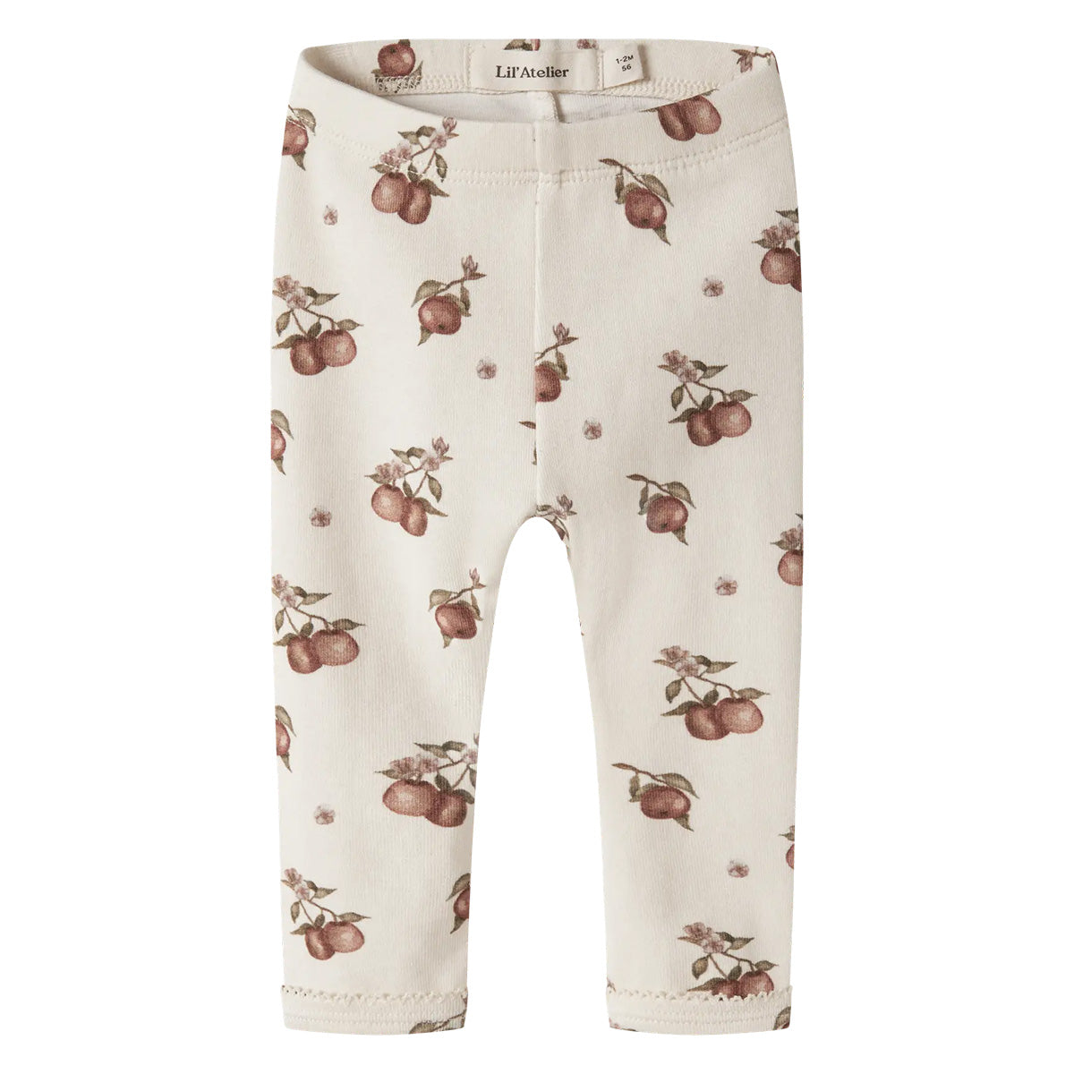 Lil'Atelier - slim fit legging apple - turtledove/maple syrup