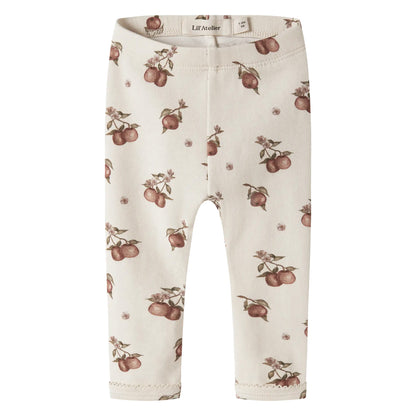 Lil'Atelier - slim fit legging apple - turtledove/maple syrup