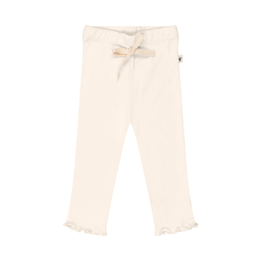 UAUA - legging ruffle - crema