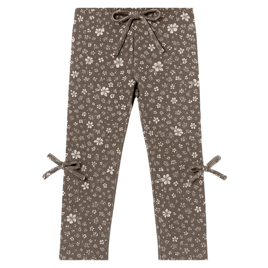 Two You Label - skinny legging Lilly flower - brown