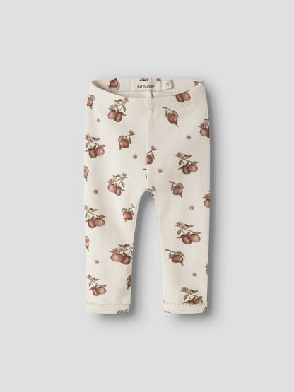 Lil'Atelier - slim fit legging apple - turtledove/maple syrup