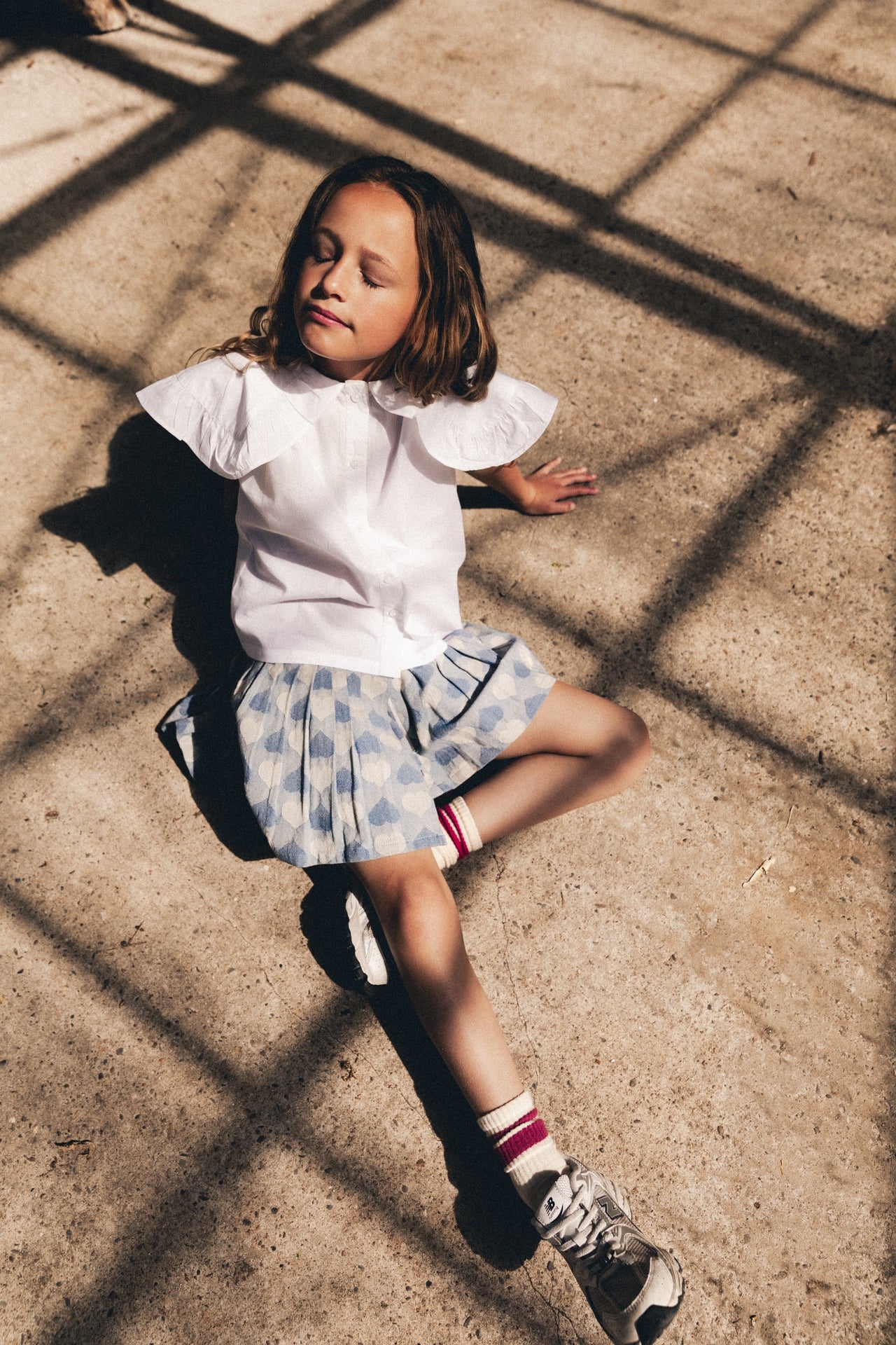 Labo - denim heart skirt Lenthe - blue light