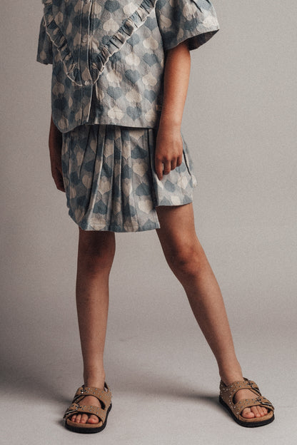 Labo - denim heart skirt Lenthe - blue light