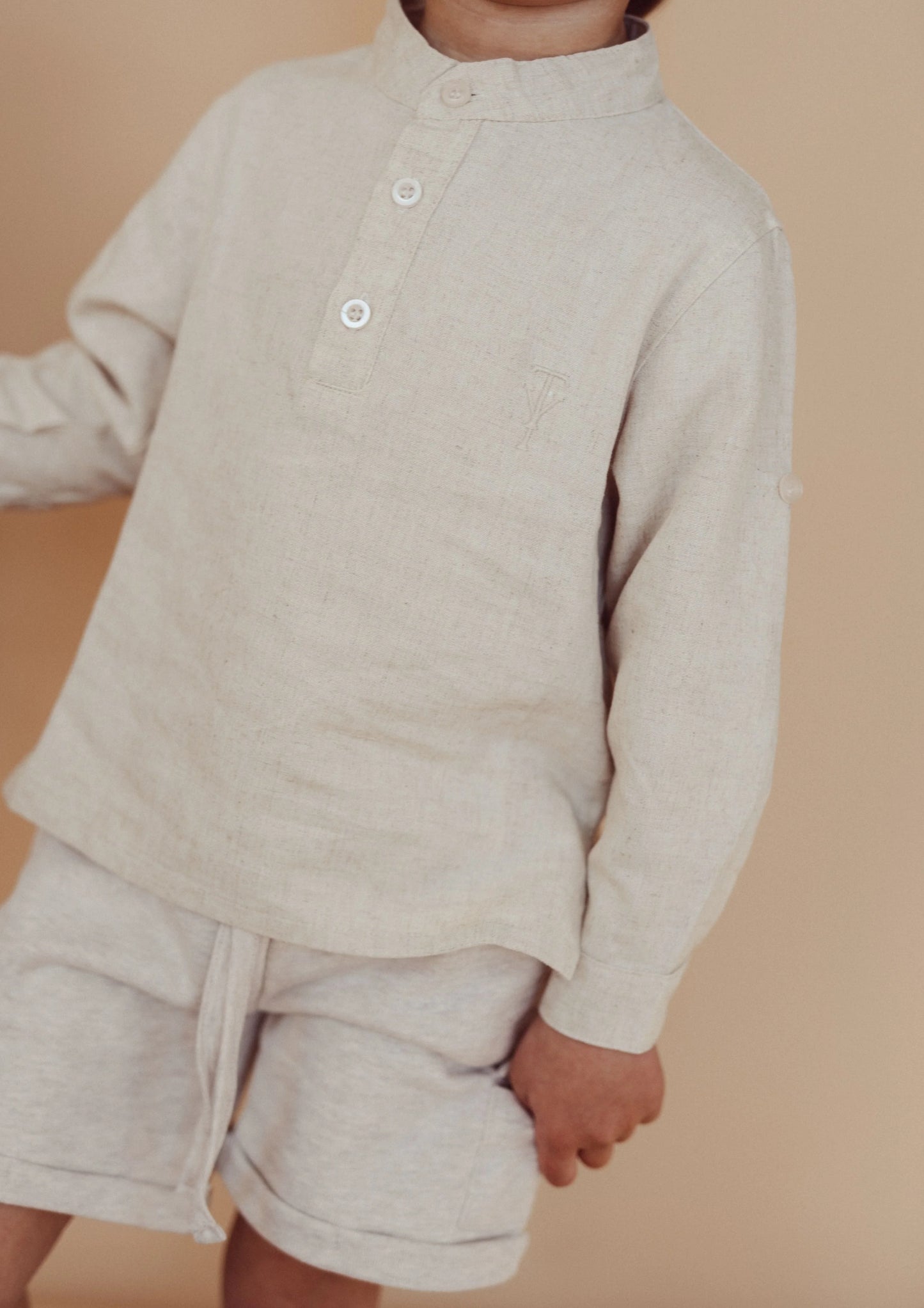 Linen blouse Leo - beach