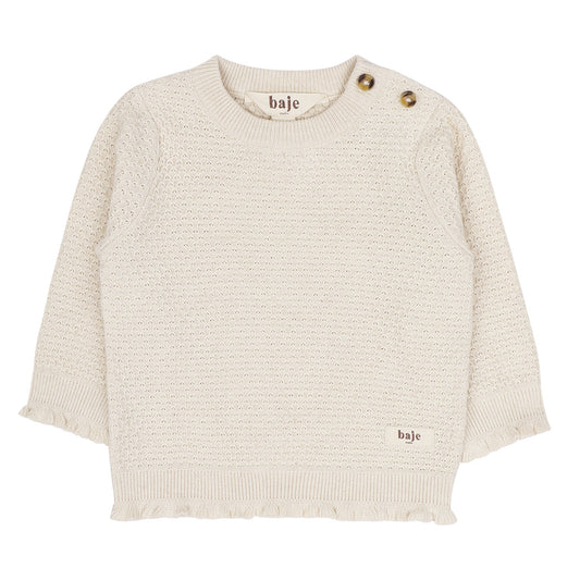 Baje Studio - knitted sweater Lexy - offwhite