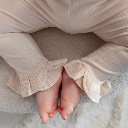 Lil'Atelier - twill rib legging - novelle peach