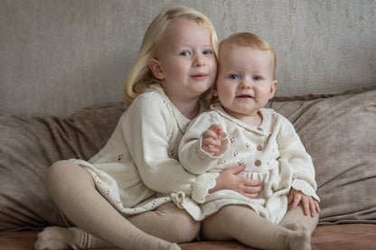 Lil'Atelier - knit dress Lia baby - turtledove offwhite