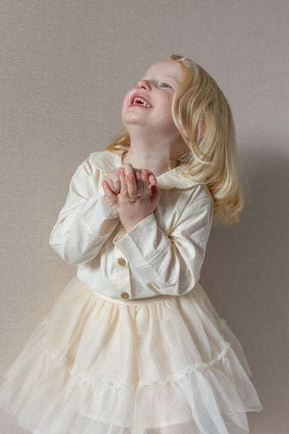 LIl'Atelier - tule skirt - pistachio shell