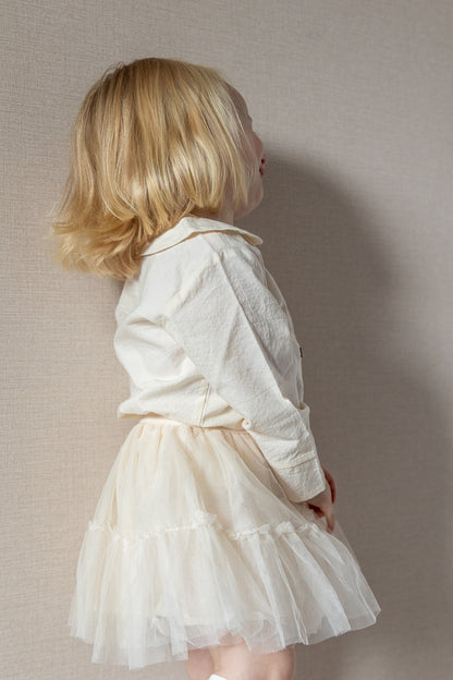 LIl'Atelier - tule skirt - pistachio shell
