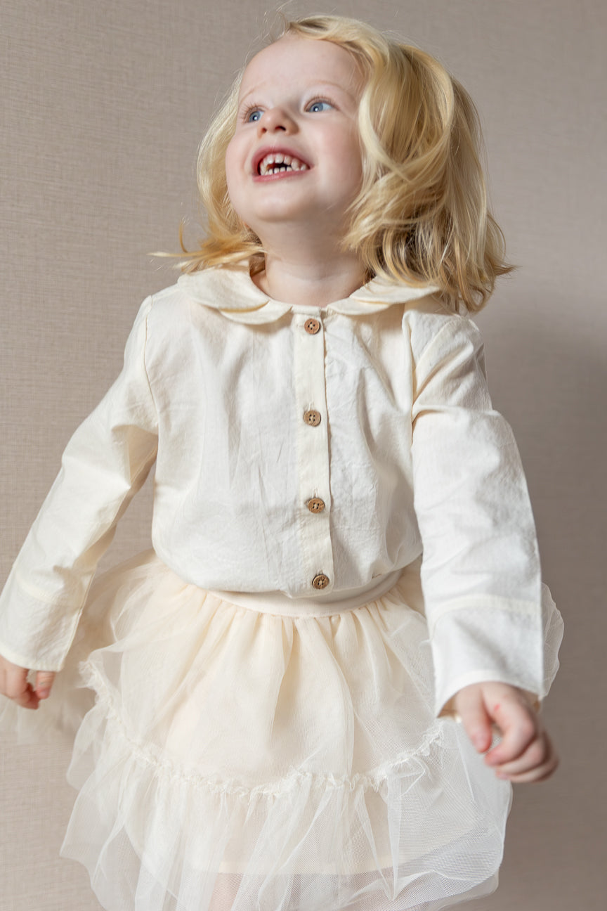 LIl'Atelier - tule skirt - pistachio shell