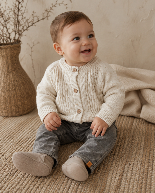 Lil'Atelier - loose jeans baby - medium grey denim