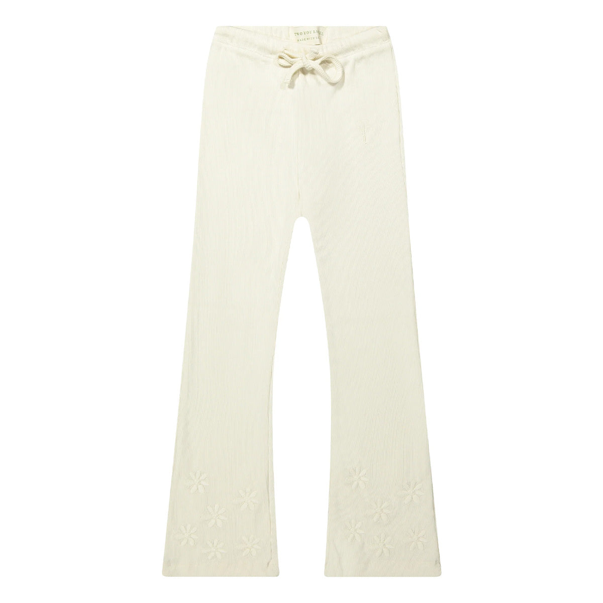 Two You Label - flared  legging Lilly embroidery flower - beach
