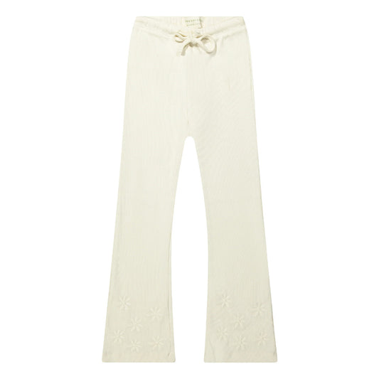 Two You Label - flared  legging Lilly embroidery flower - beach