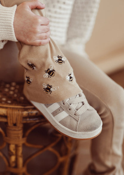 Flare legging Lilly embroidery bee - honey