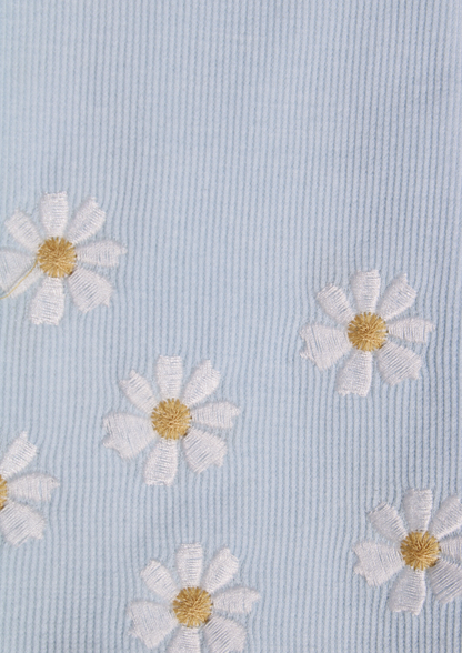 Two You Label - flare legging Lilly embroidery flower - light blue
