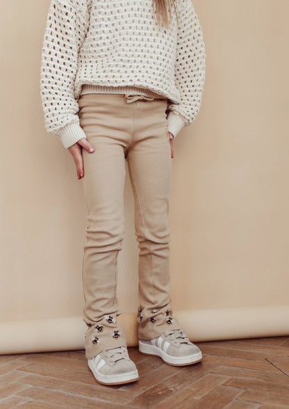 Flare legging Lilly embroidery bee - honey