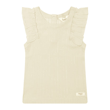 Baje Studio - ajour singlet Lima - crėme oat