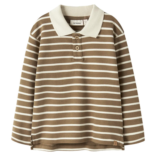 Lil'Atelier - stripe polo Limia - kangaroo