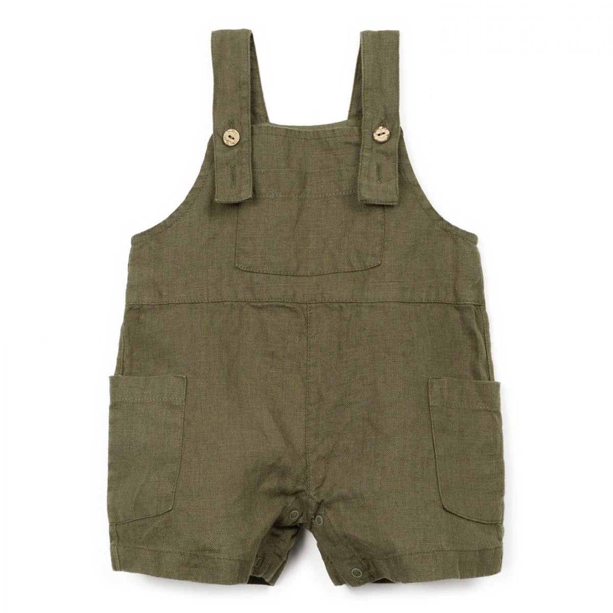 Play Up - linen jumpsuit - green