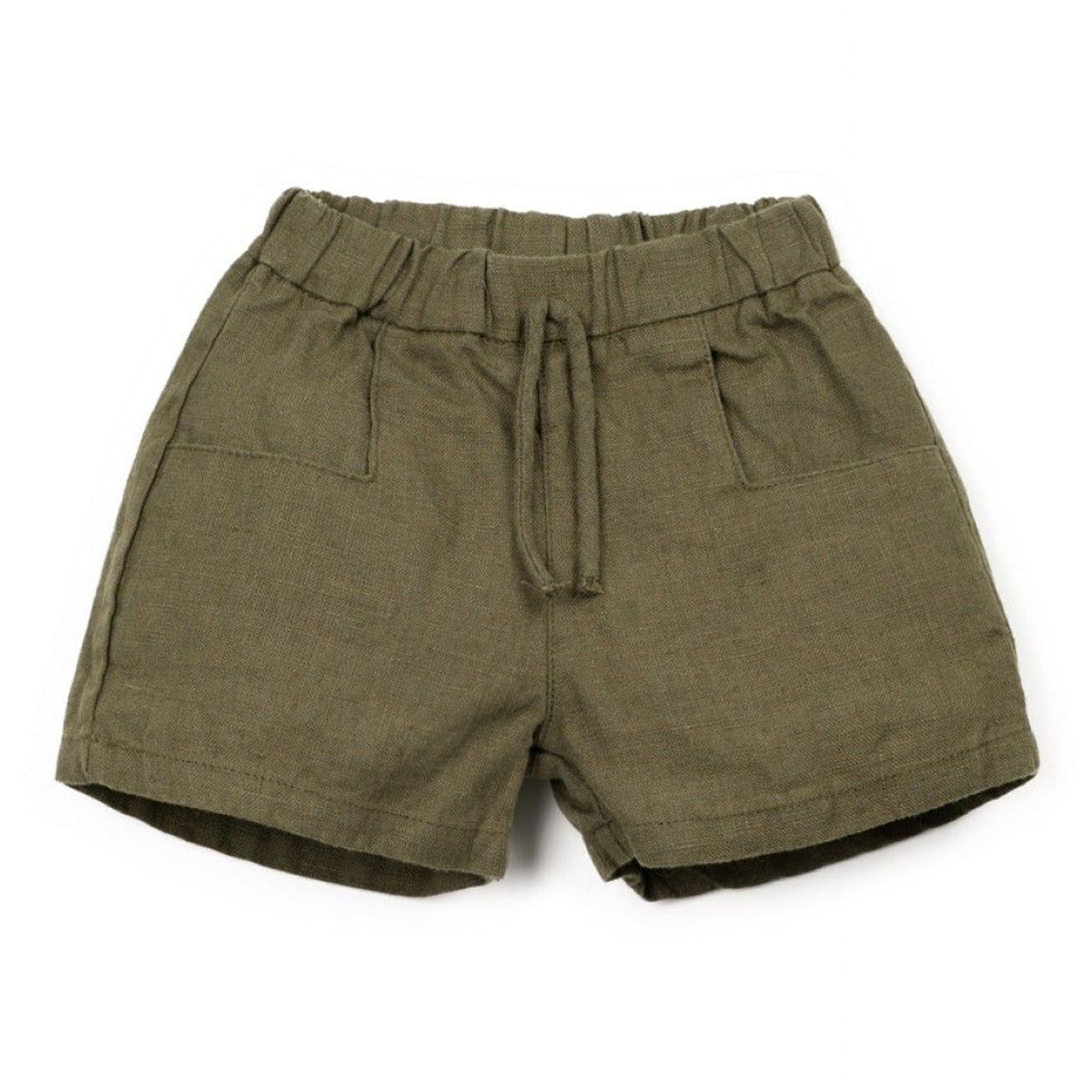 Play Up - linen shorts - green