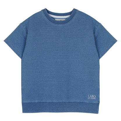 Labo - denim sweat shirt Lion - blue light