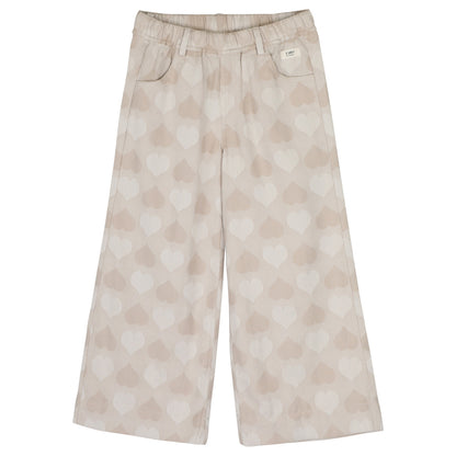 Labo - pants Liona - taupe hearts