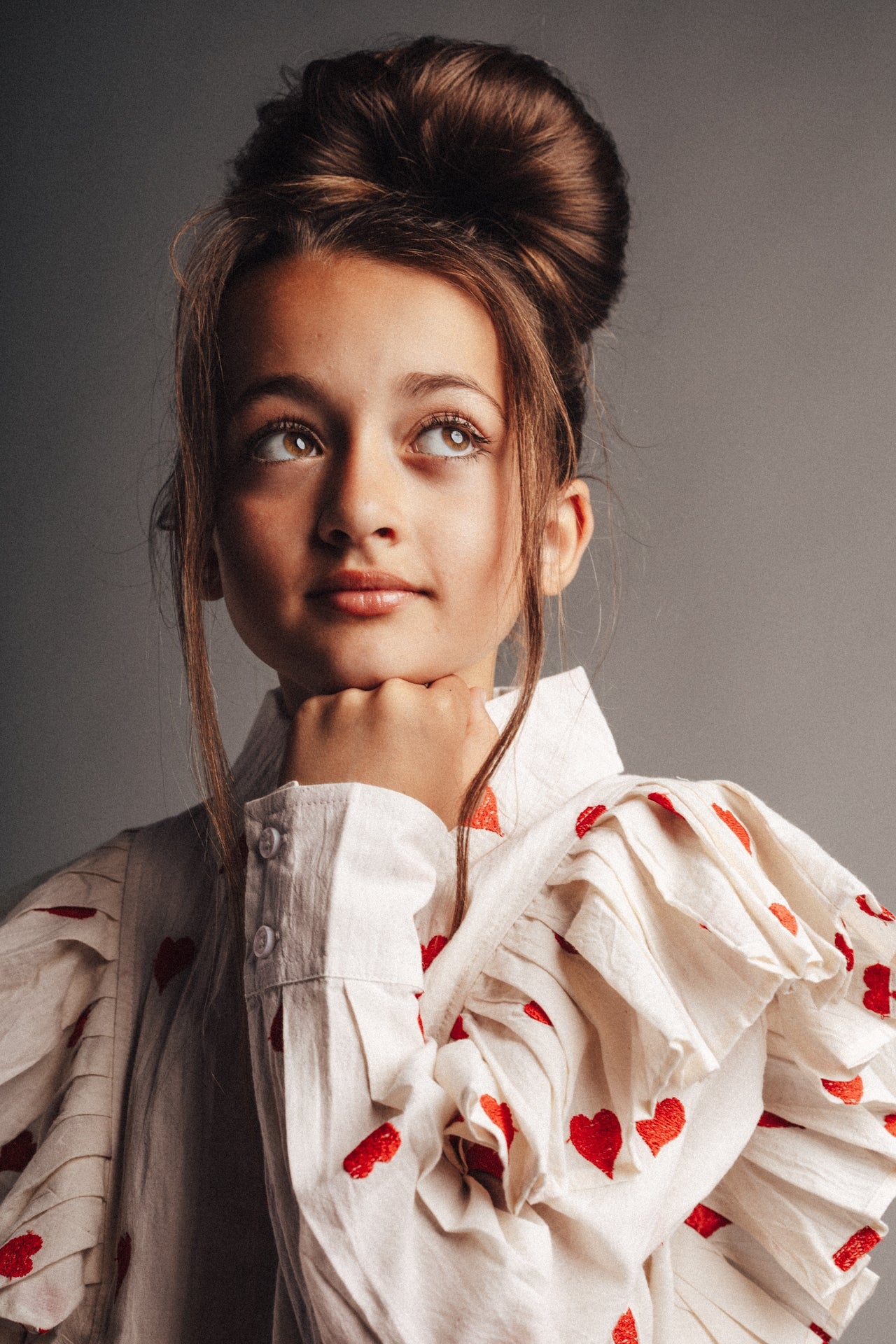 Labo - heart blouse Loe - offwhite