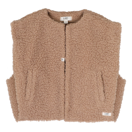 Labo - teddy gilet Loewe - beige