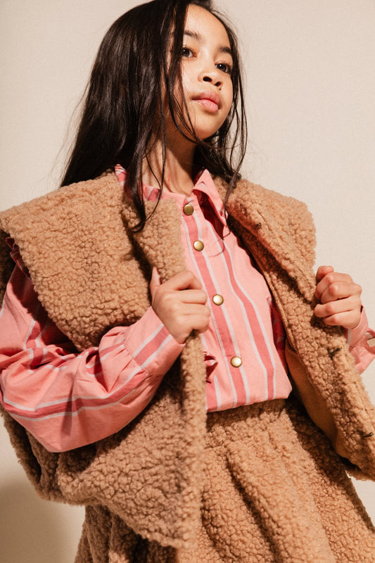 Labo - teddy gilet Loewe - beige
