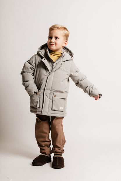 Baje Studio - jacket Logan - grey steel