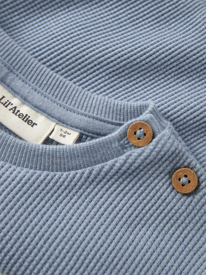 Lil'Atelier - sweat shirt sailboat - dusty blue