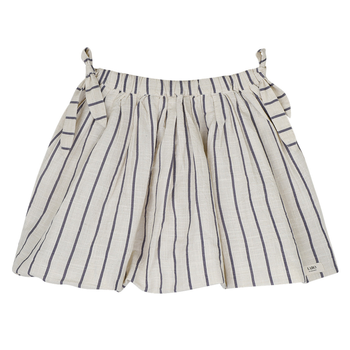 Labo - balloon skirt Lot - lavender grey stripe