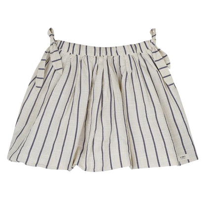 Labo - balloon skirt Lot - lavender grey stripe