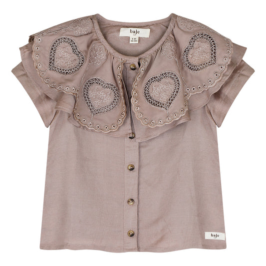 Blouse Louen - rose mauve